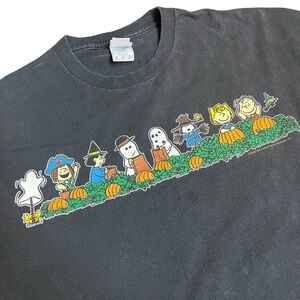 Vintage Black Halloween Snoopy Peanuts T shirt Men’s 2XL